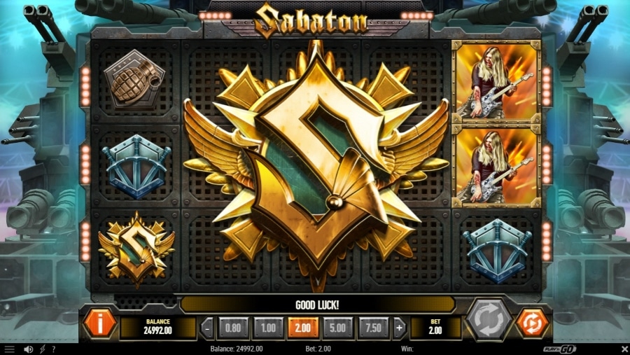 Sabaton slot batallion spins Feature Screenshot