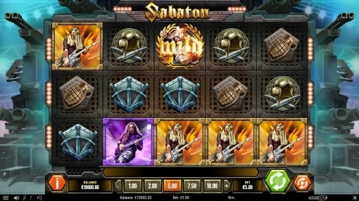 Sabaton Slot Gameplay image