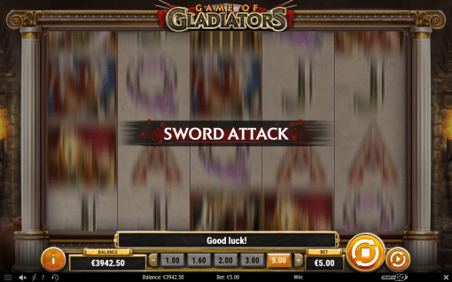 Game of Gladiators Sword Attack Feature Screenshot