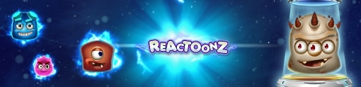 Reactoonz by Play'n Go Slot Banner