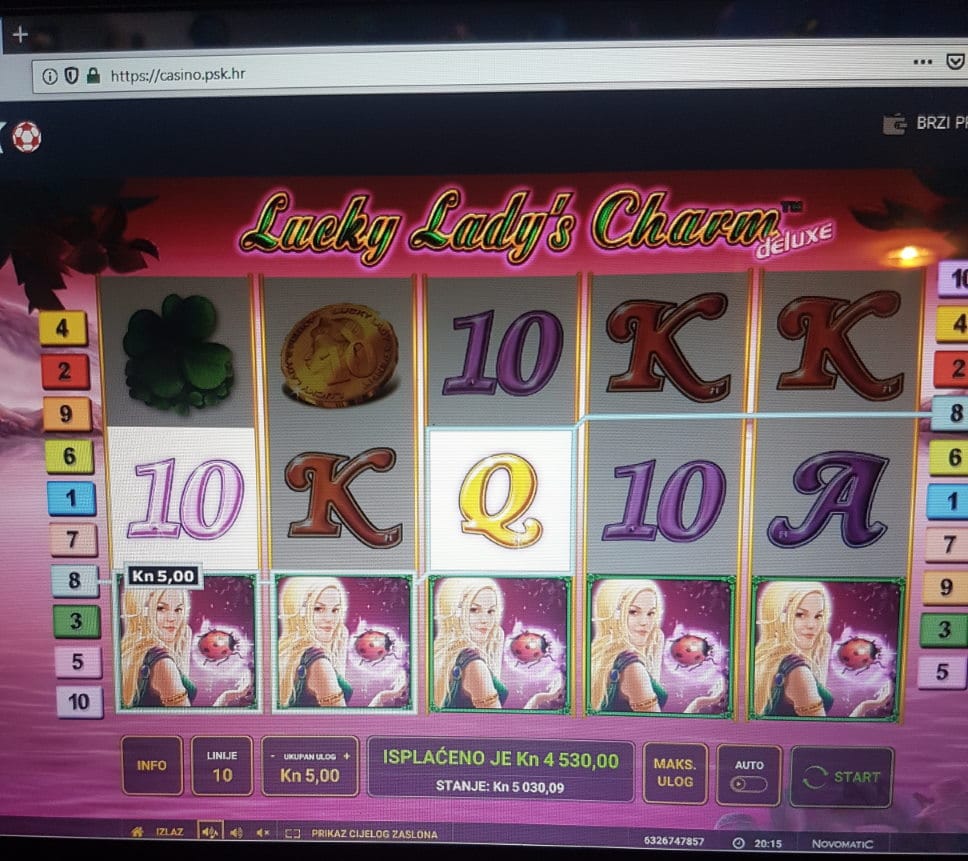 Lucky Lady's Charm Big win picture