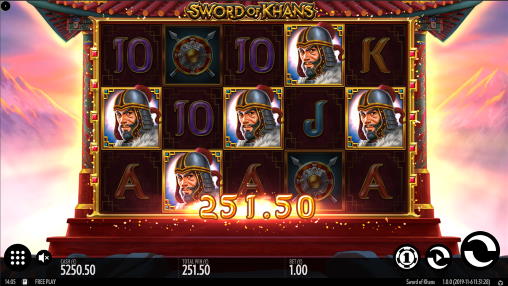 Sword Of Khans Slot Screenshot