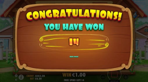 The Dog House Free Spins trigger Result