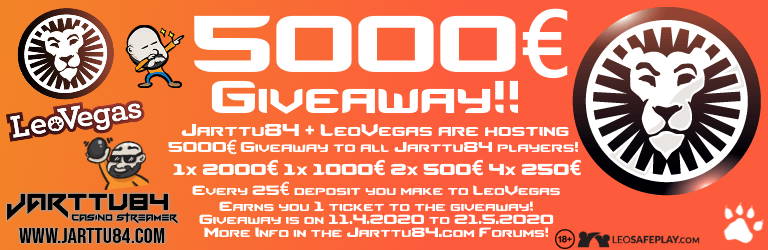 5000€ Giveaway At LeoVegas