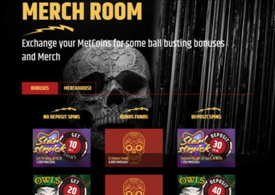 Metal Casino Merch Room