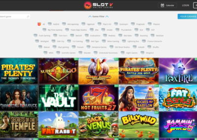 SlotV Casino slots Lobby