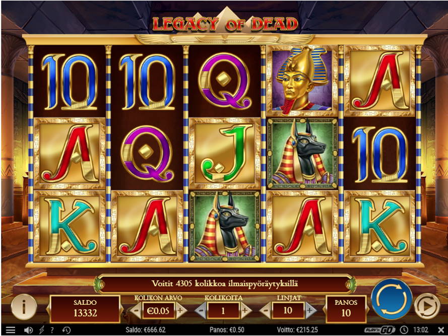 Legacy of Dead Casino win picture by Kari Grandi 29.6.2020 215.25e 431X