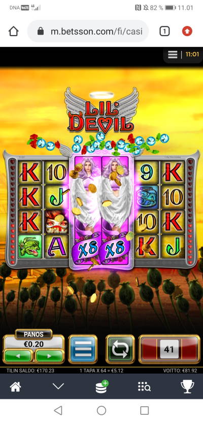 Lil Devil Casino win picture by Hookos 24.8.2020 81.92e 410X Betsson