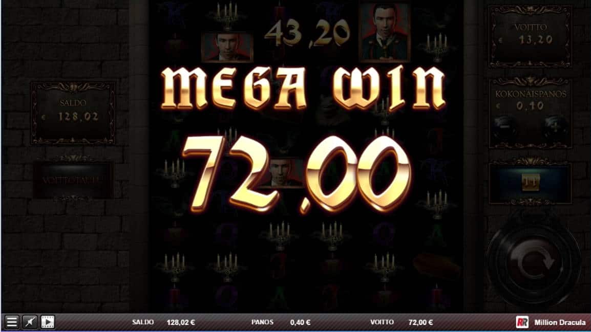 Million Dracula Casino win picture by Rektumi 3.8.2020 180X Wildz