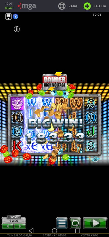 Danger High Voltage Casino win picture by jyrkkenkloppi 4.9.2020 1080e 360X