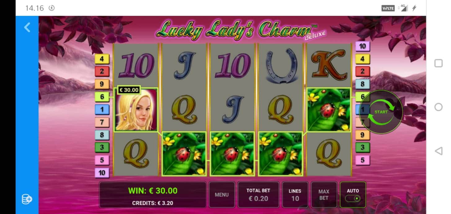 Lucky Ladys Charm Deluxe Casino win picture by MikoTiko 16.9.2020 30e 150X