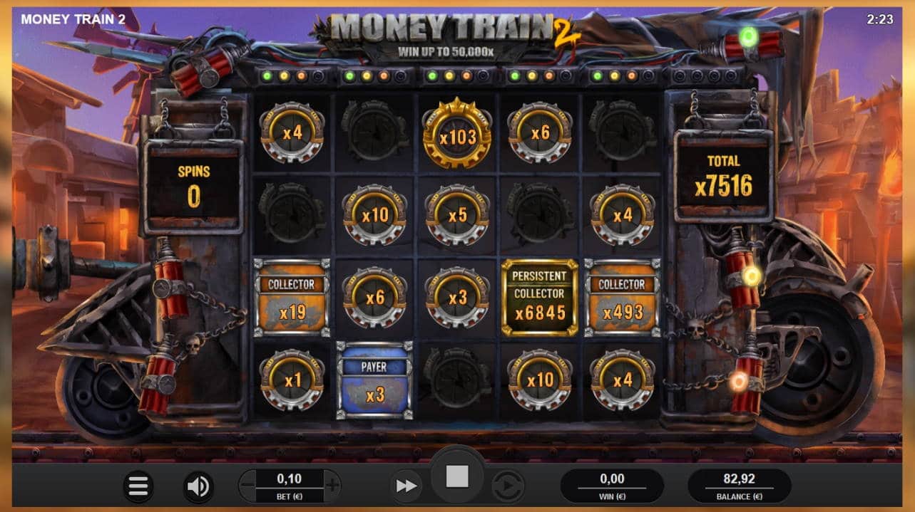 Moneytrain 2 Casino win picture by MrMork 16.9.2020 751.60e 7516X