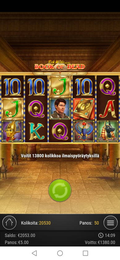 Book of Dead Casino win picture by jyrkkenkloppi 14.10.2020 1380e 276X