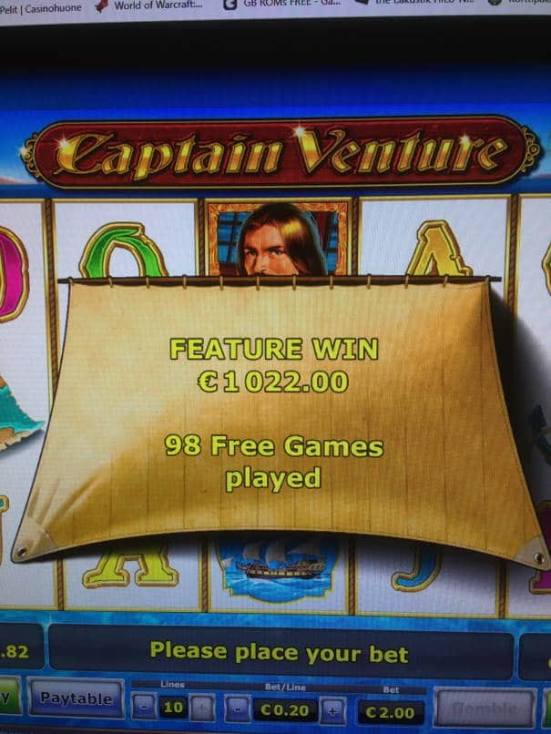 Captain Ventura Casino win picture by MurdoX 13.11.2020 1022e 511X