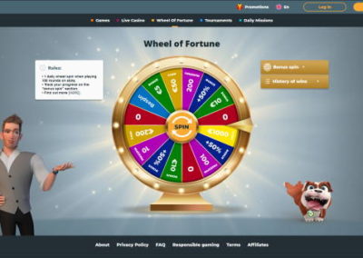 Boss Casinos Wheel of Fortune