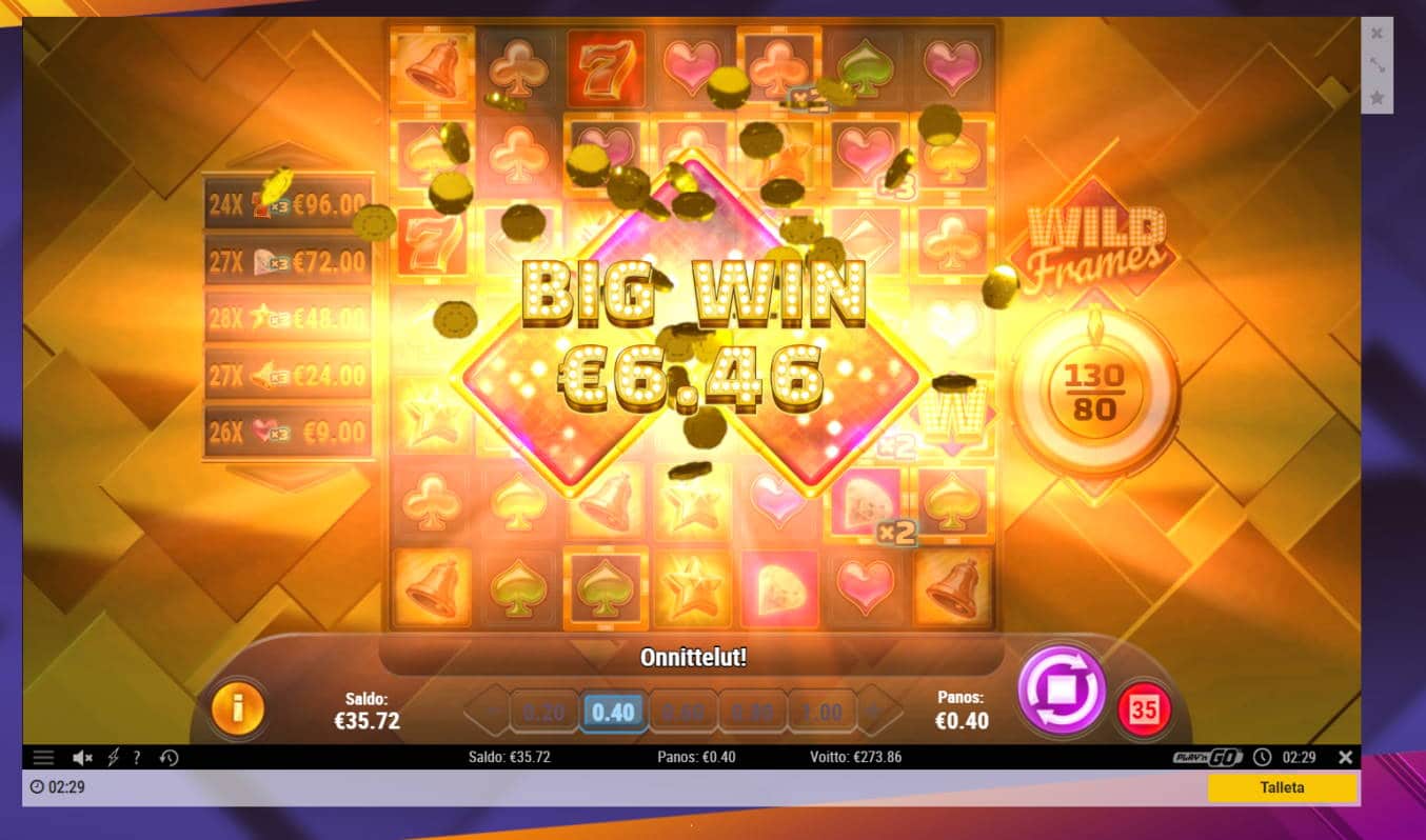 Wild Frames Casino win picture by Banhamm 30.4.2021 273.86e 685X
