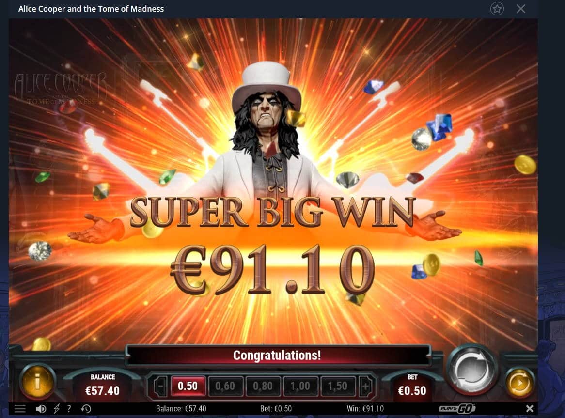 Alice Cooper Casino win picture by Mrmork666 26.10.2021 91.10e 182X
