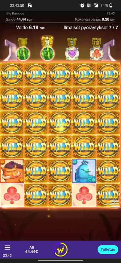 Big Bamboo Casino win picture by Turboburo 17.7.2022 940e 4700X Wildz
