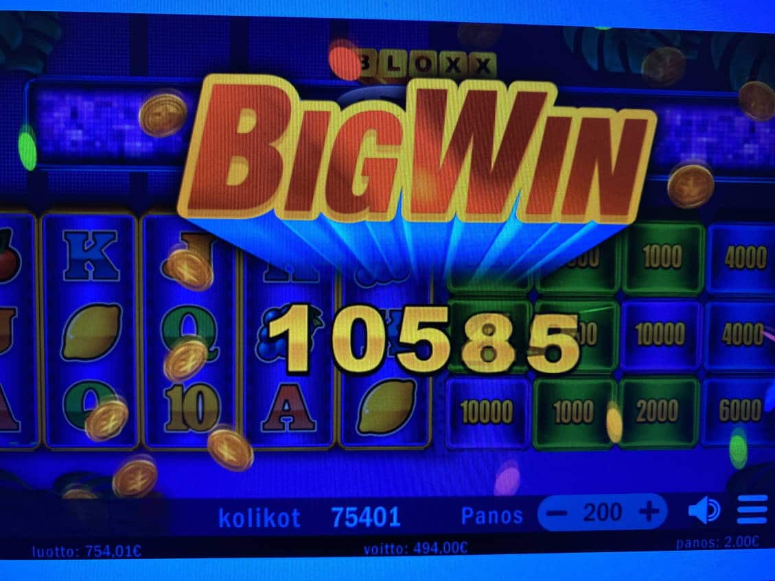 Bloxx Fruit Casino win picture by Julluh 8.10.2021 494e 247X
