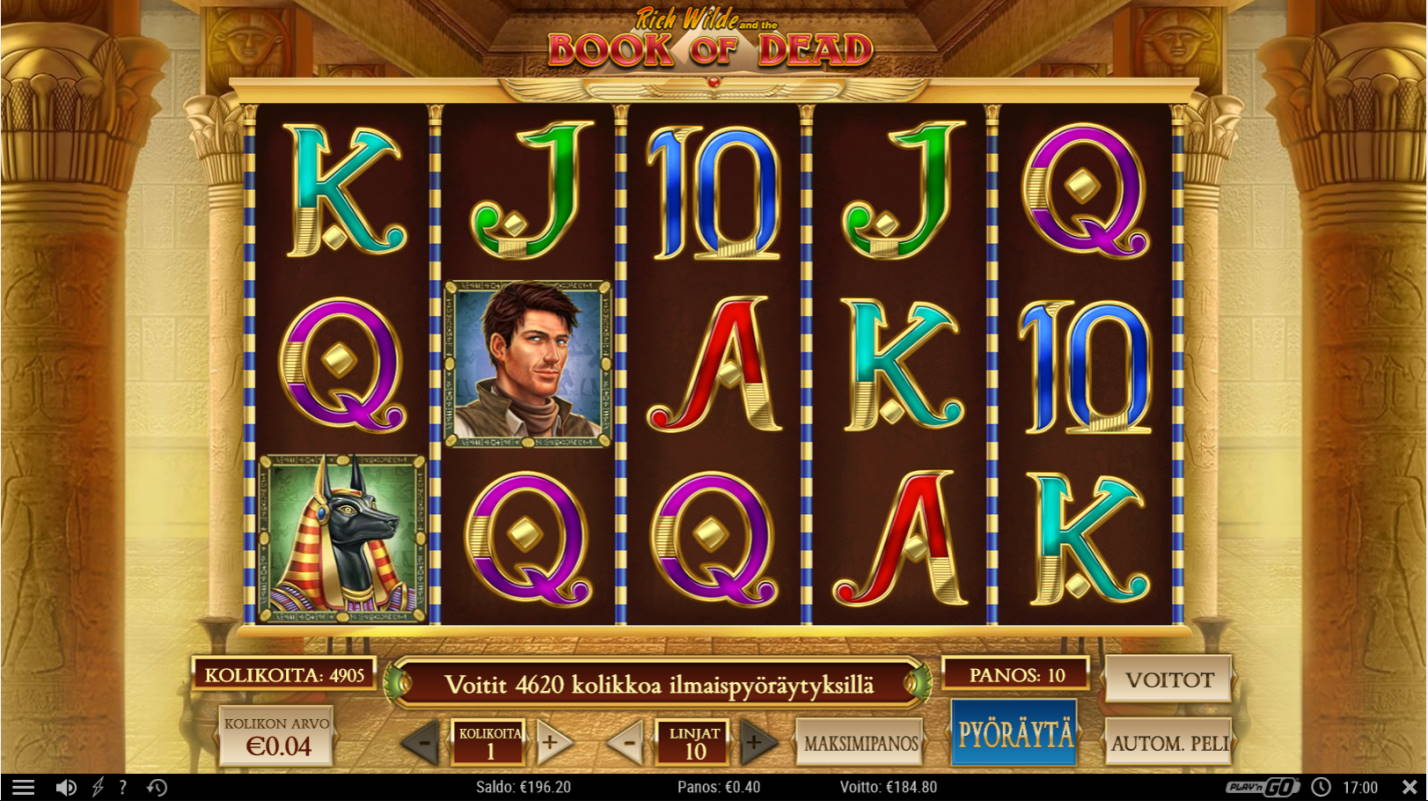 Book of Dead Casino win picture by Kari Grandi 10.12.2021 184.80e 462X