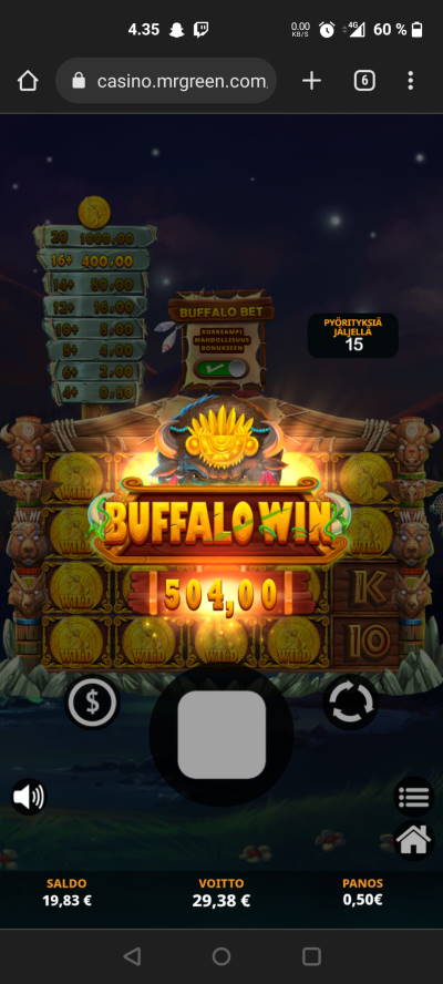 Buffalo Blox Casino win picture by Jepuliz7 7.8.2022 504e 1008X MrGreen