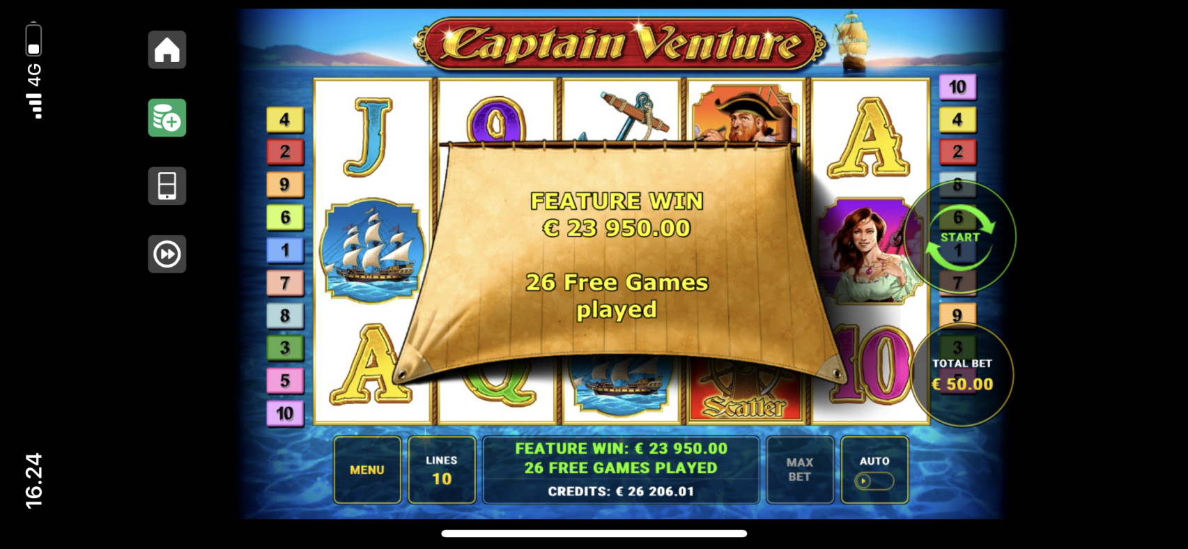 Captain Venture Casino win picture by jarttu84 4.12.2021 23950e 479X LeoVegas