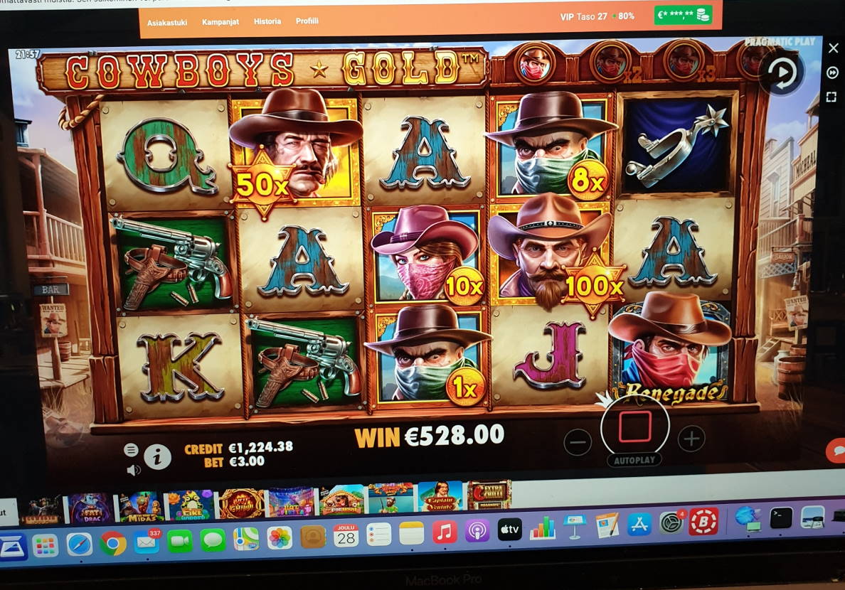 Cowboys Gold Casino win picture by Slayer0902 28.12.2021 528e 176X LeoVegas