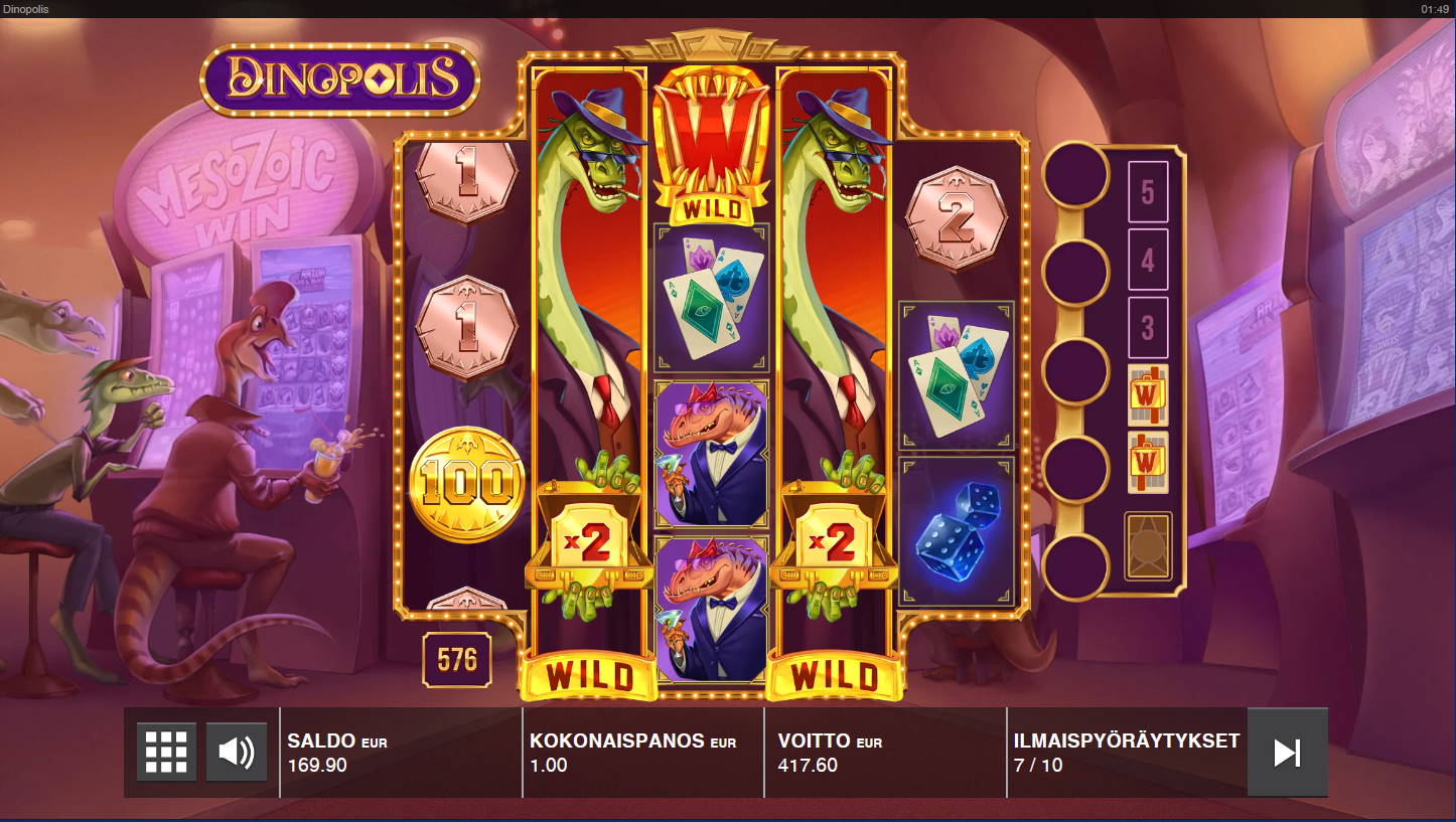 Dinopolis Casino win picture by Kari Grandi 31.3.2022 417.60e 418X