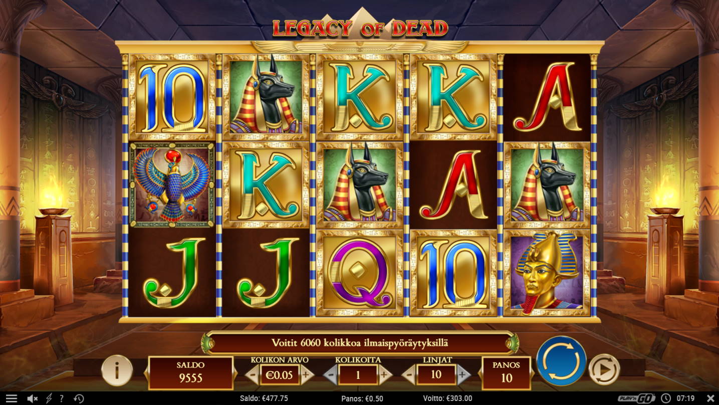 Legacy of Dead Casino win picture by stenbergmiika 30.12.2021 303e 606X