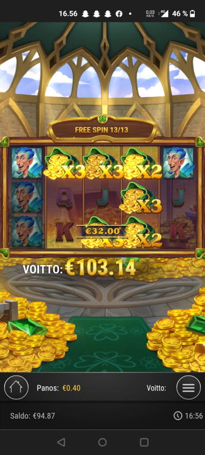 Leprechauns Vault Casino win picture by Jepuliz7 4.8.2022 103.14e 258X