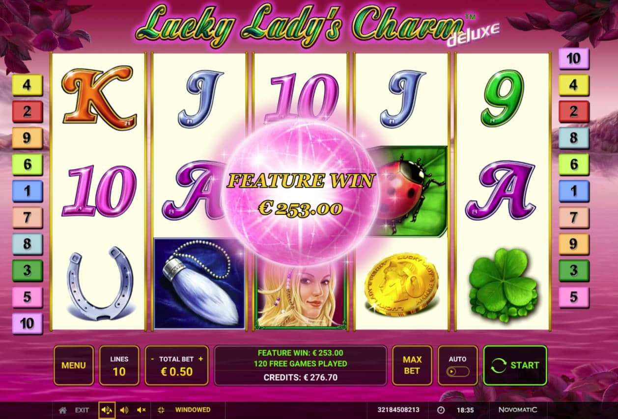Lucky Ladys Charm Casino win picture by Banhamm 13.11.2021 253e 506X