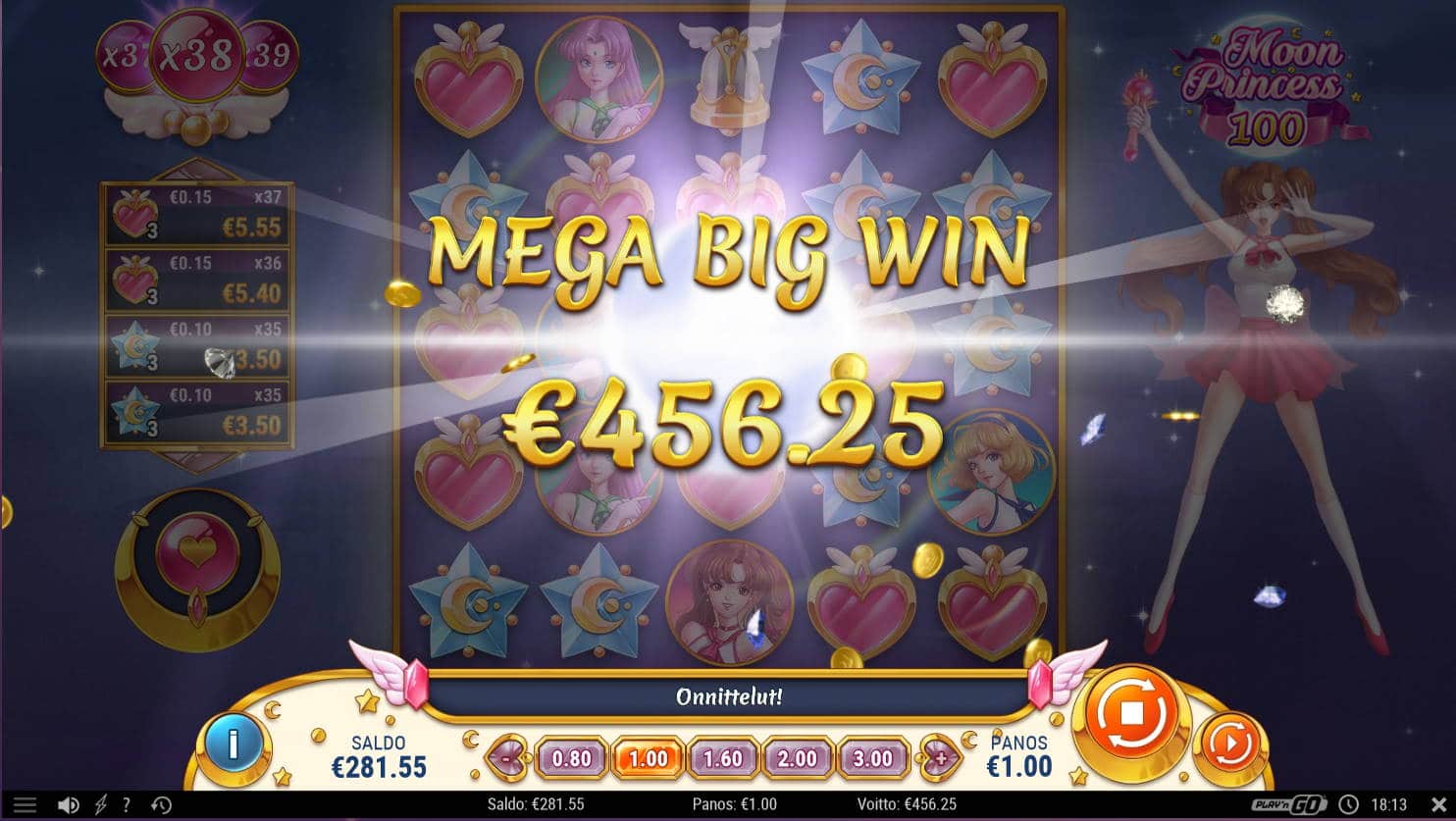 Moon Princess 100 Casino win picture by Kari Grandi 27.6.2022 456.25e 456X