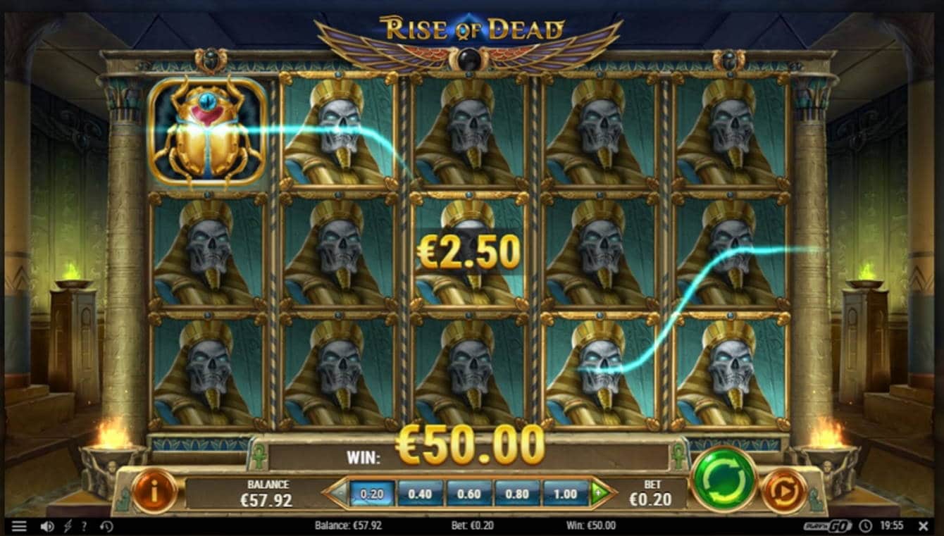 Rise of Dead Casino win picture by Henkka 24.10.2021 50e 250X Ninja Casino