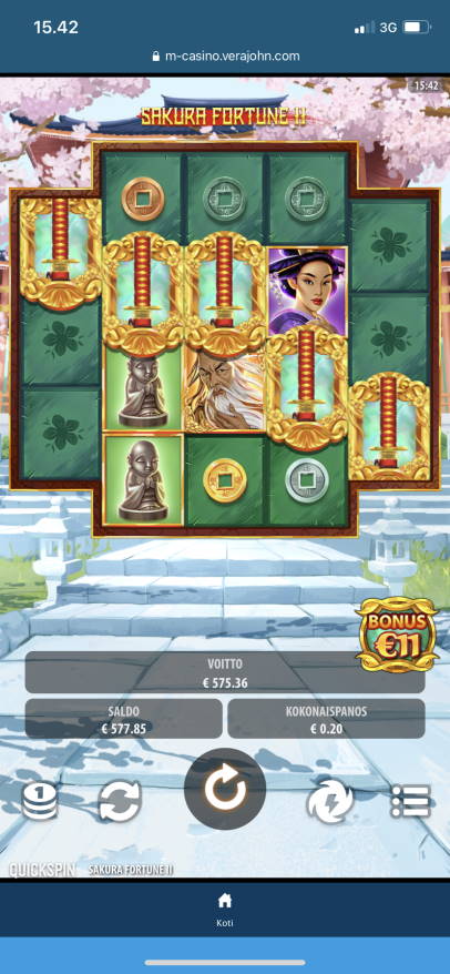 Sakura Fortune 2 Casino win picture by antsa213 22.4.2022 575.36e 2877X