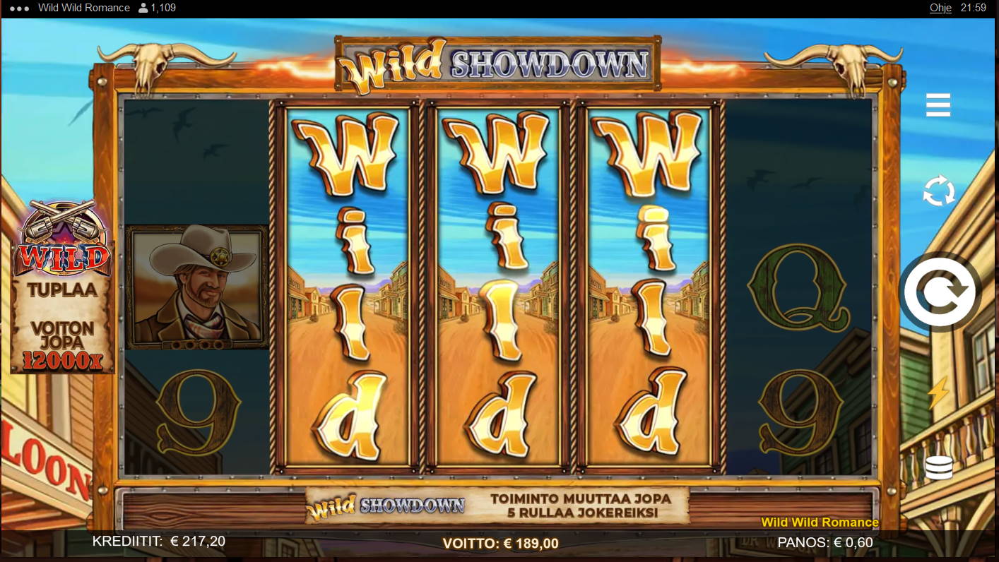 Wild Wild Romance Casino win picture by Kari Grandi 11.12.2021 189e 315X