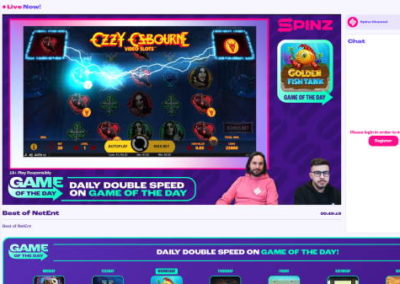 Spinz Casino Live Stream