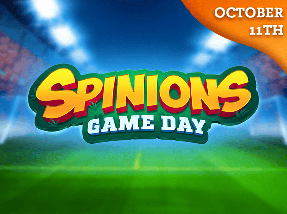 Spinions Game Day slot logo