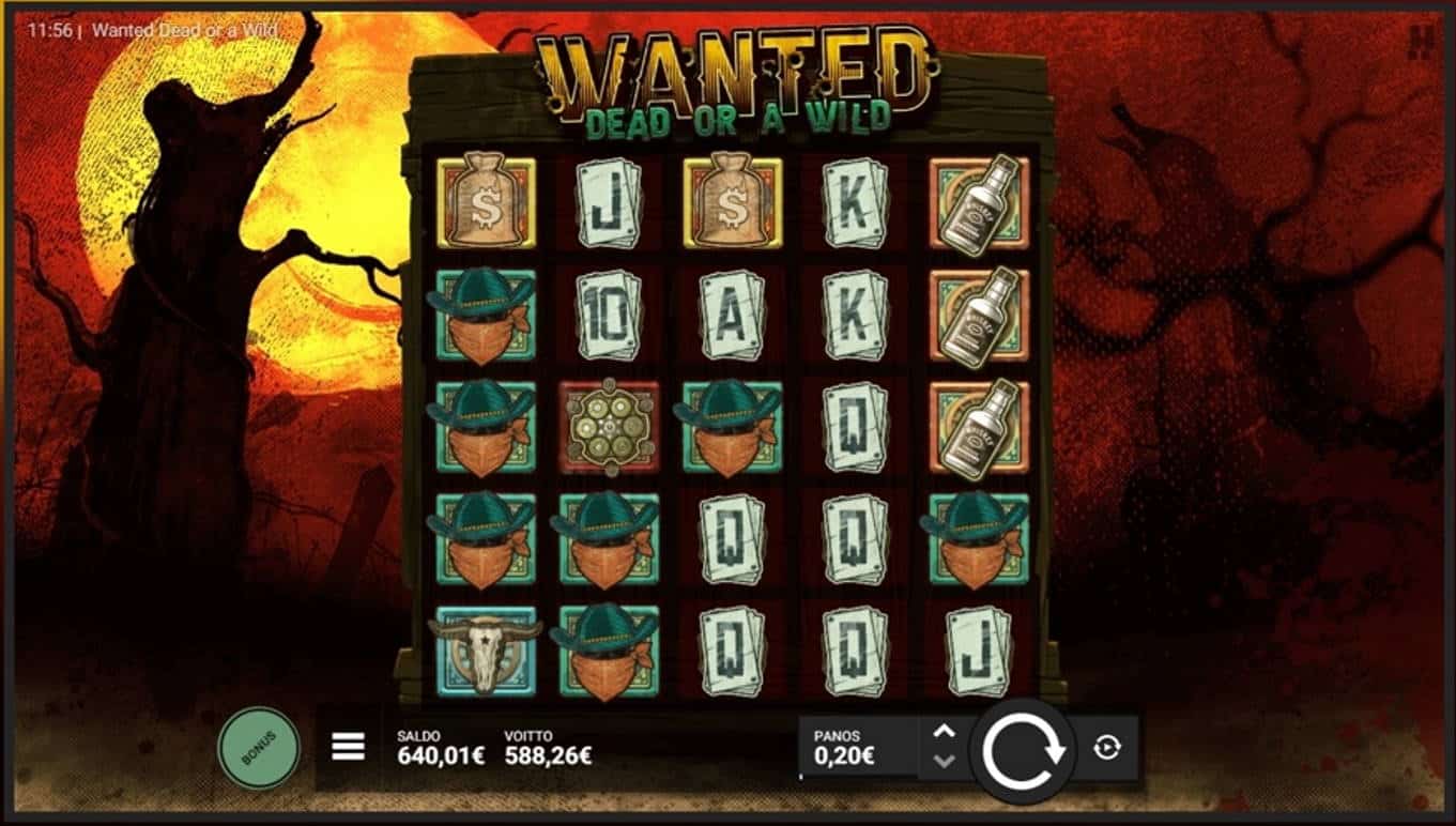 Wanted Dead or a Wild Casino win picture by FFaija 3.8.2022 588.26e 2941X Betsafe