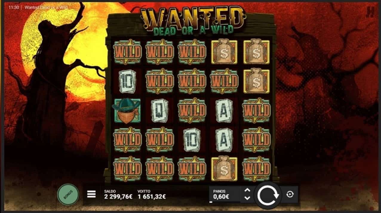 Wanted Dead or a Wild Casino win picture by FFaija 4.8.2022 1651.32e 2752X Betsafe