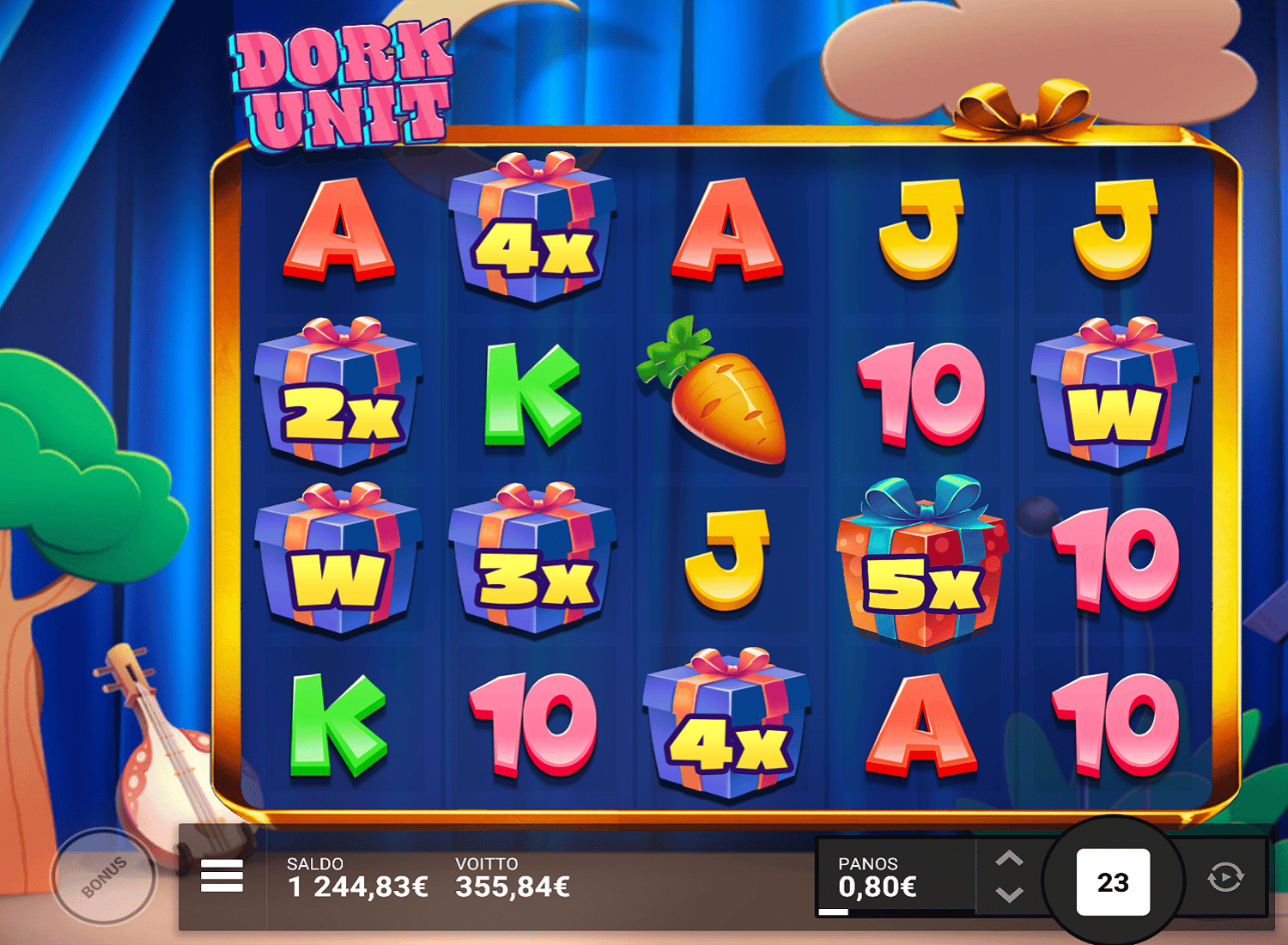 Dork Unit Casino win picture by Kirgax 355.84€ 444.8x 20.9.2022