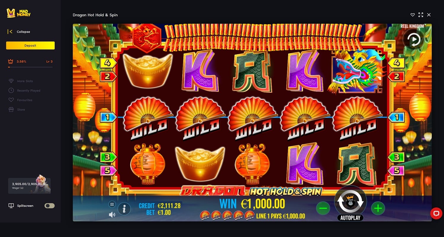Dragon Hot Hold & Spin casino win picture by michaeltime12 1000€ 1000x 29.10.2022