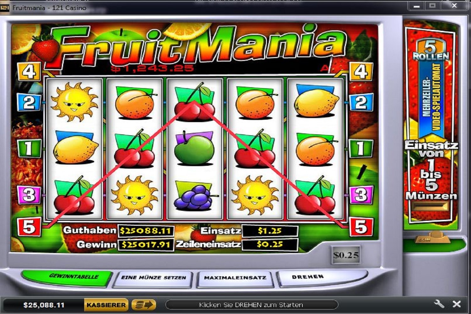 Fruit Mania casino win picture by zero half 25017.91$ 20014x 9.11.2022