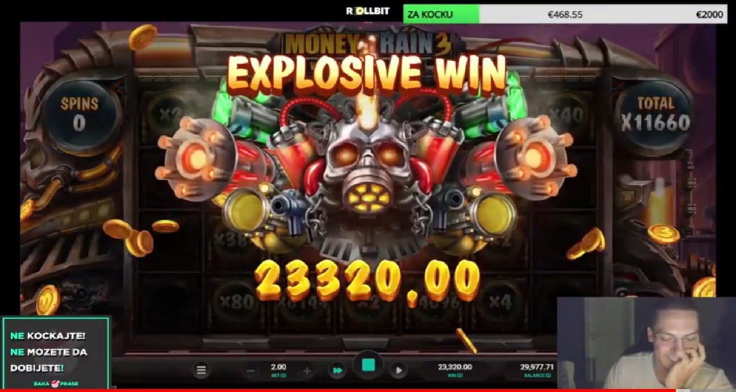 Money Train 3 casino win picture by max 00013 23320$ 11660x 2.11.2022 Rollbit