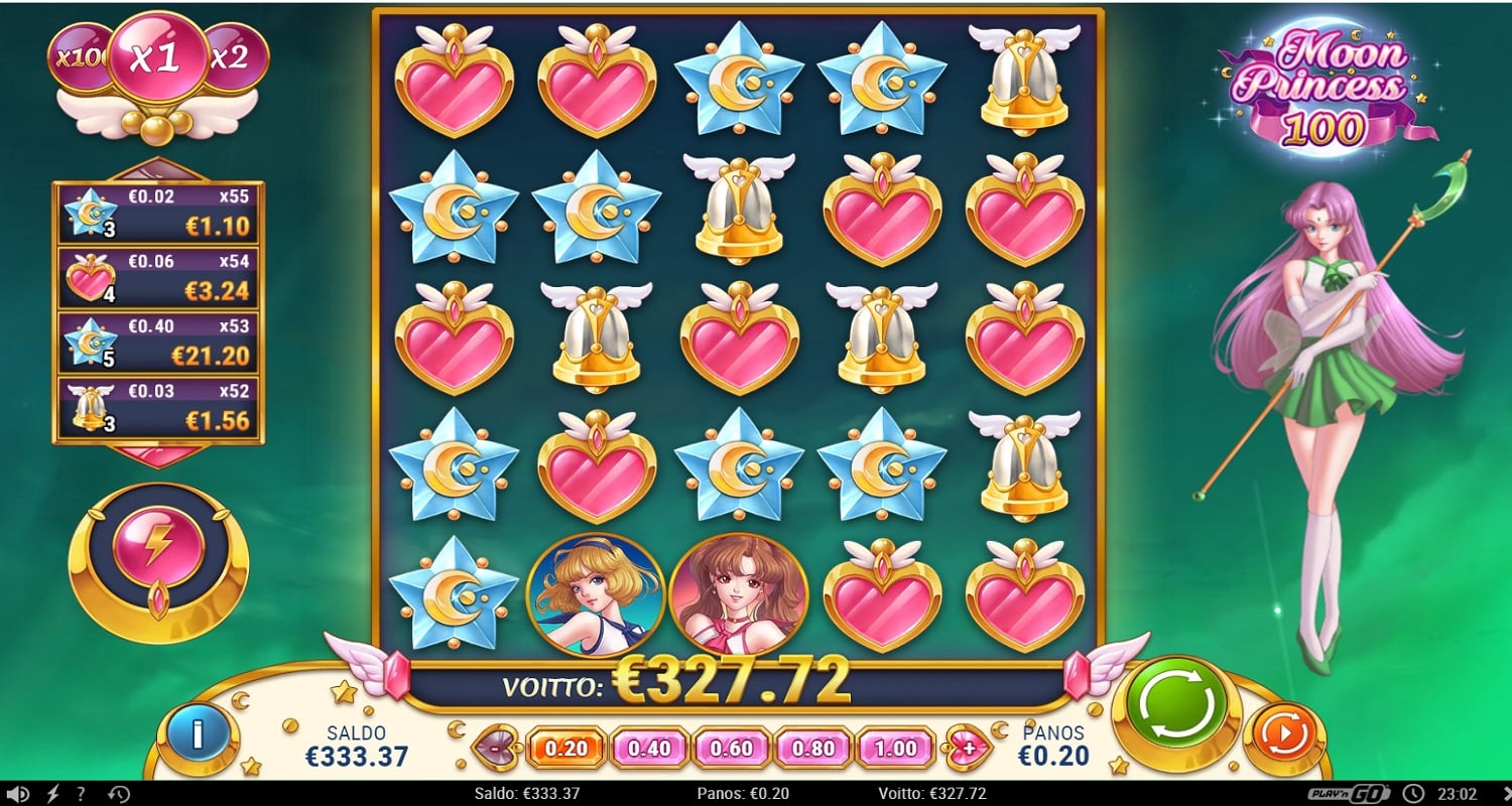 Moon Princess 100 casino win picture by latezkin 327.72€ 1638.6x 17.10.2022