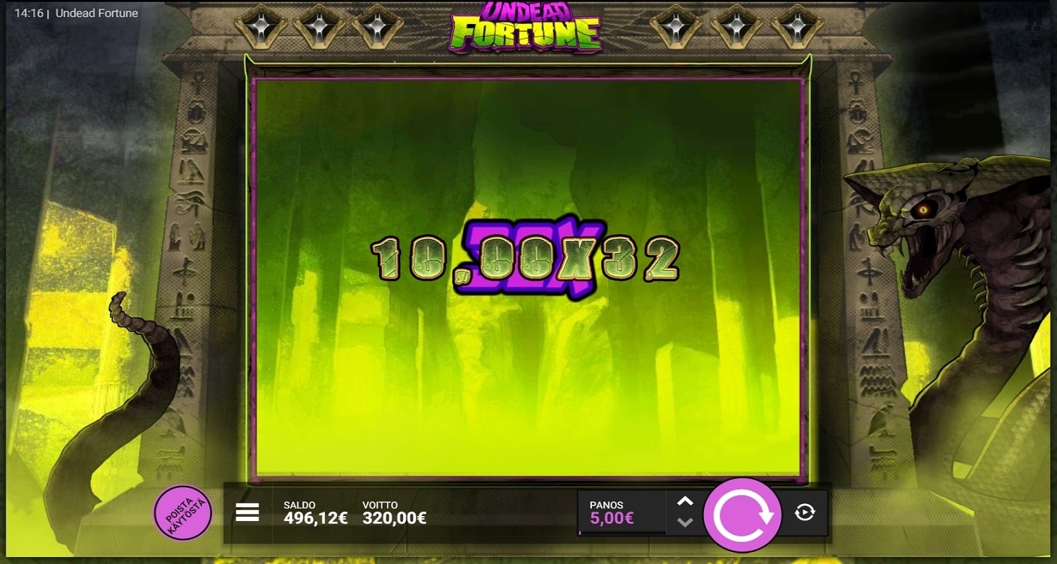 Undead Fortune casino win picture by jube 320€ 3200x 9.11.2022