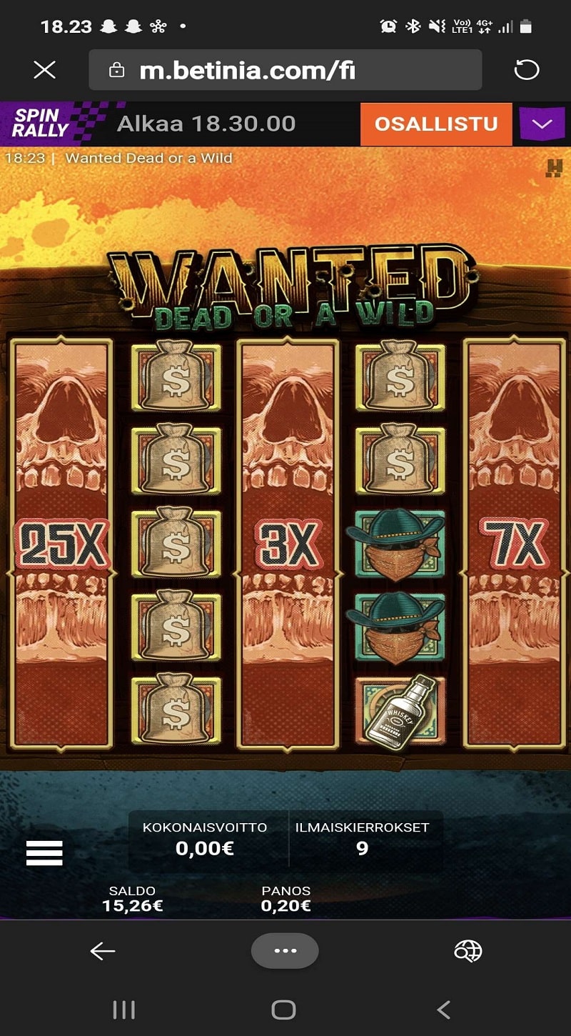 Wanted Dead or a Wild Casino win picture by Maikhelixd 470.6€ 2353x 7.11.2022 Betinia