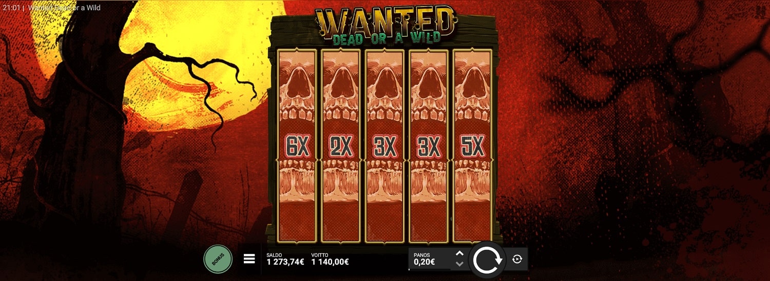 Wanted Dead or a Wild Casino win picture by flamesofthunder 1140€ 5700x 21.10.2022
