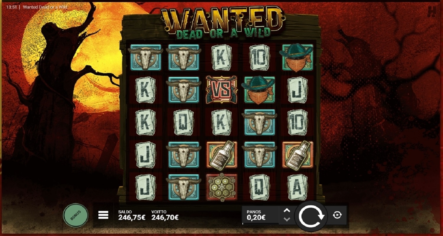 Wanted Dead or a Wild Casino win picture by jube 246.7€ 1233.5x 9.11.2022