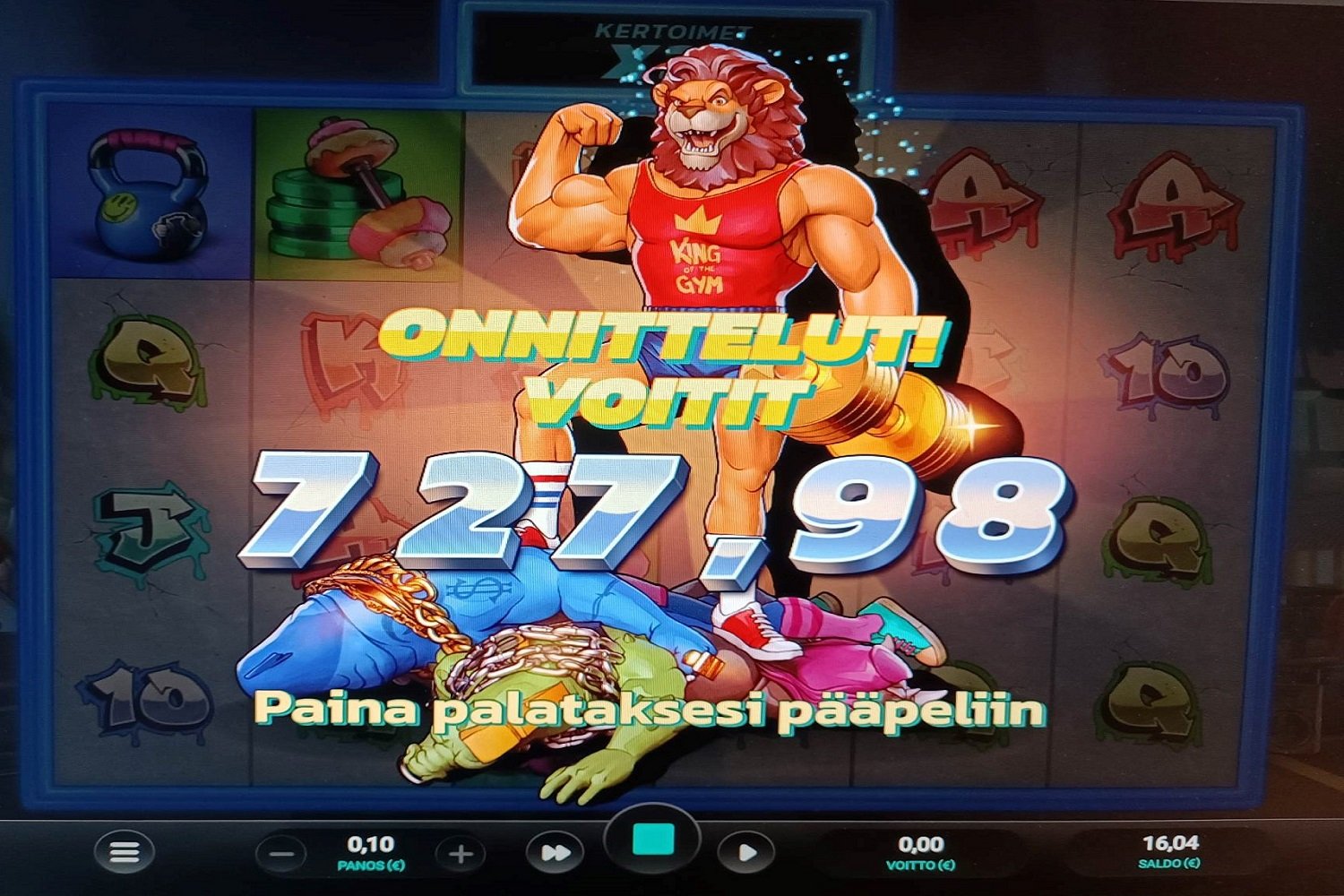 Beast Mode Casino win picture by Screwiii 727.98€ 7279.8x 8.3.2023