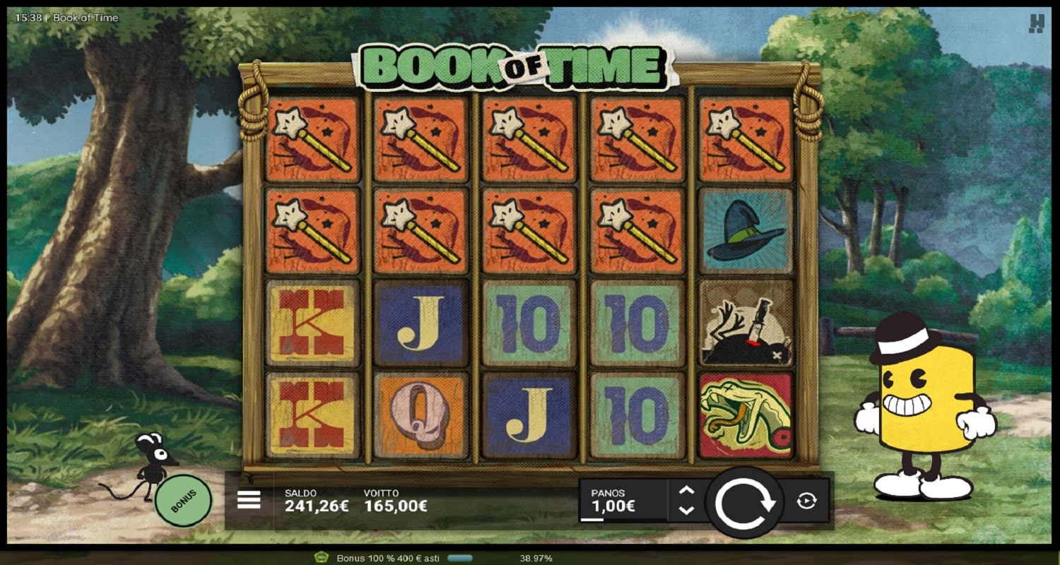 Book of Time Casino win picture by Kari Grandi 165.00€ 165x 1.12.2022
